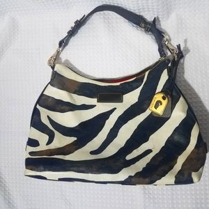 Dooney & Bourke Zebra Hobo